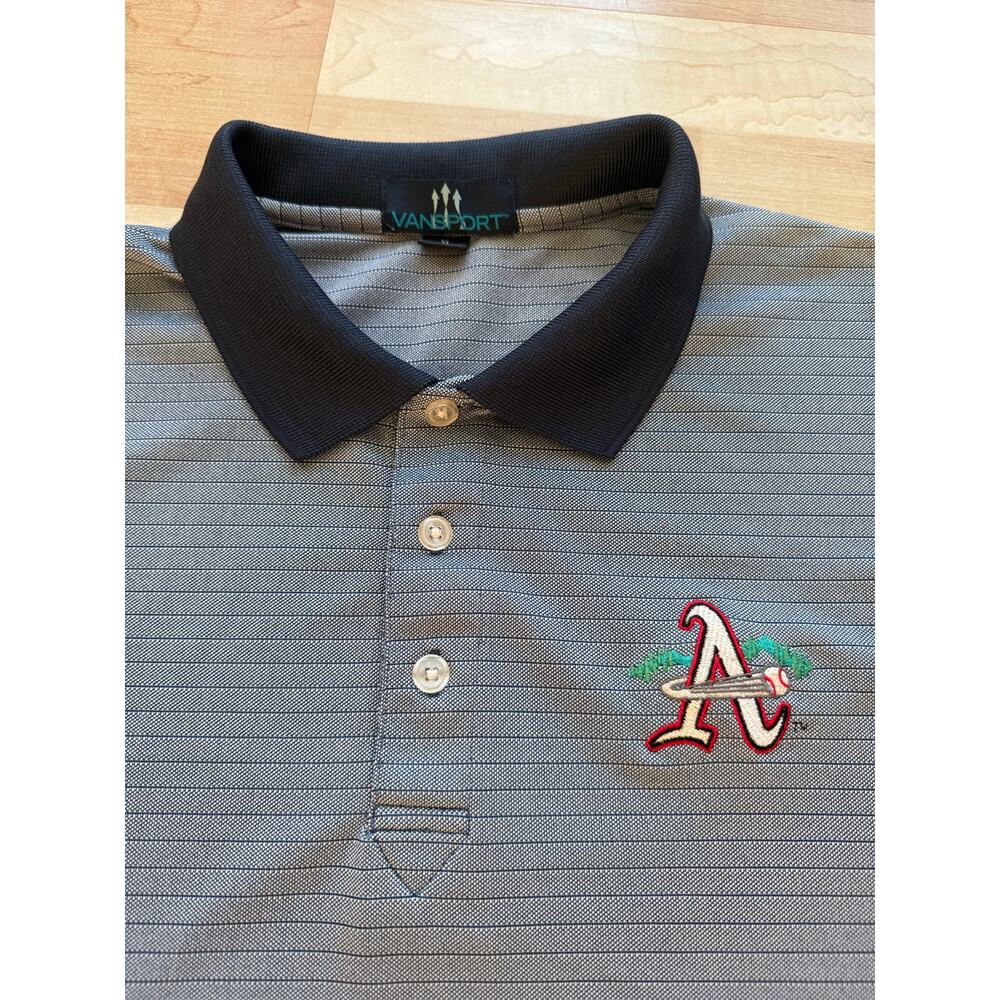 Mens Vintage Anaheim Angels‎ MLB Vansport Performance Polo